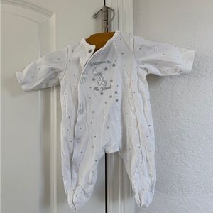 White Starry newborn set Little Me